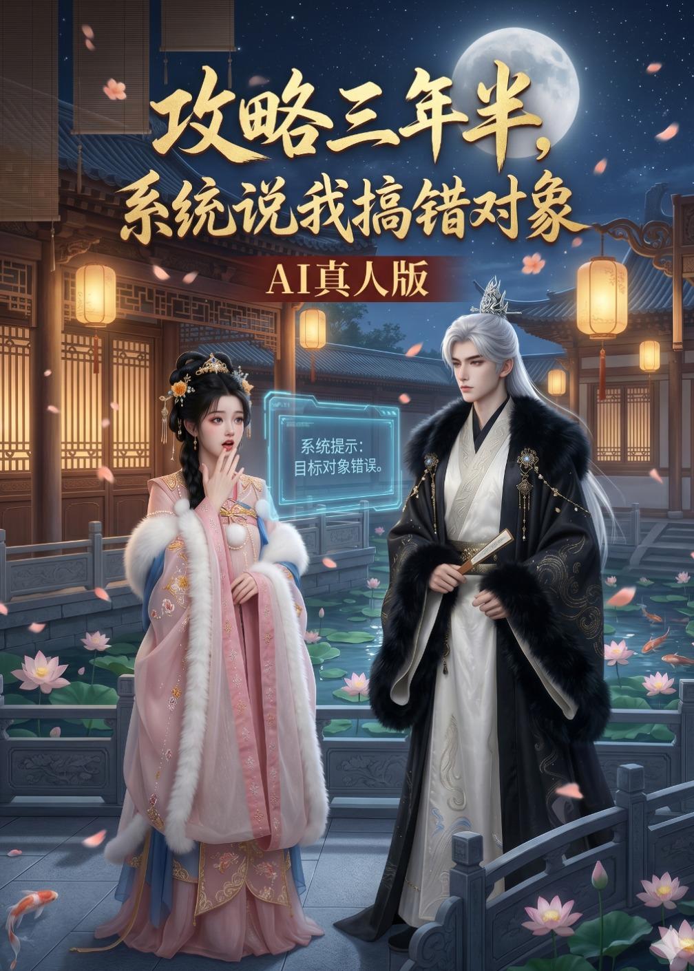 攻略三年半，系统说我搞错对象AI真人版封面图